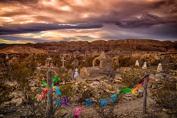 Terlingua Cemetery Flags, Terlingua, TX