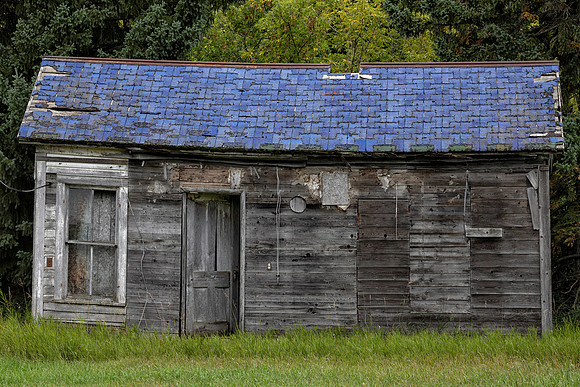 Blue-roofed Shack, Renville County, ND