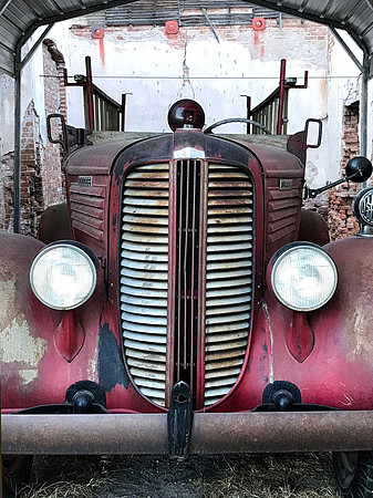 Vintage Fire Engine, Jerome, AZ