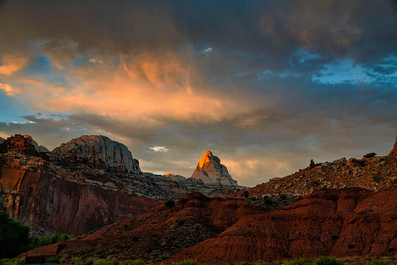 Sunset Over Capitol Reef National Park, UT