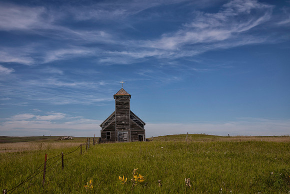 Abandoned Church, Burleigh County, ND