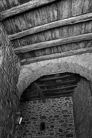 Beams, Castello di Volpaia, Chianti, Italy