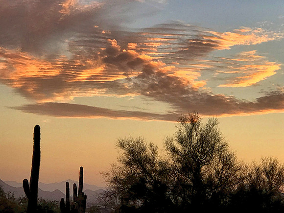 Sunset, McDowell Sonoran Preserve, Scottsdale, AZ