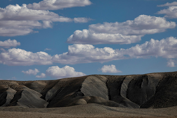 Clouds and Striped Hills, Grand Staircase Escalante National Monument, UT