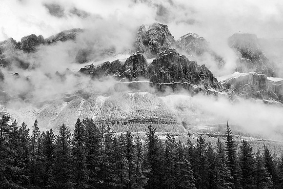 Castle Mountain, Banff National Park, Alberta, Canada