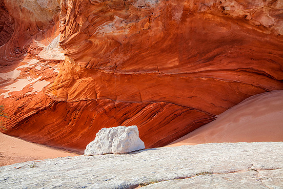 White Rock at White Pocket, Vermilion Cliffs National Recreation Area, AZ