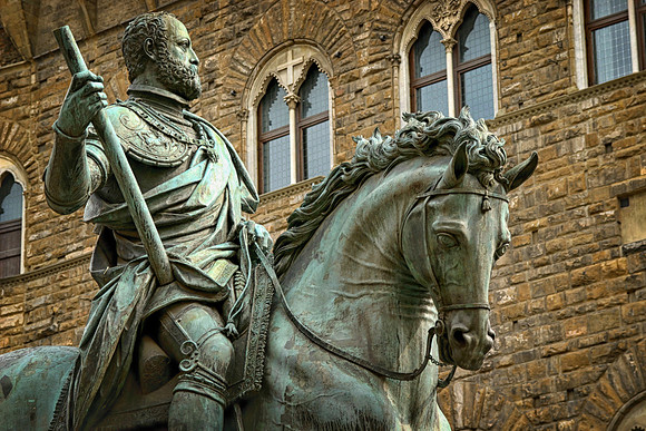 Equestrian Statue of Cosimo I, Piazza della Signoria, Florence, Italy