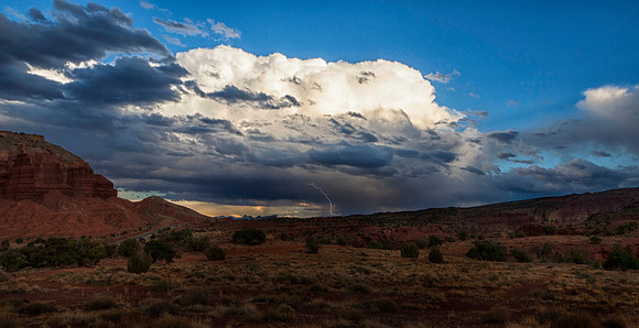 Storms Arrival Over Capitol Reef National Park, Torrey, UT