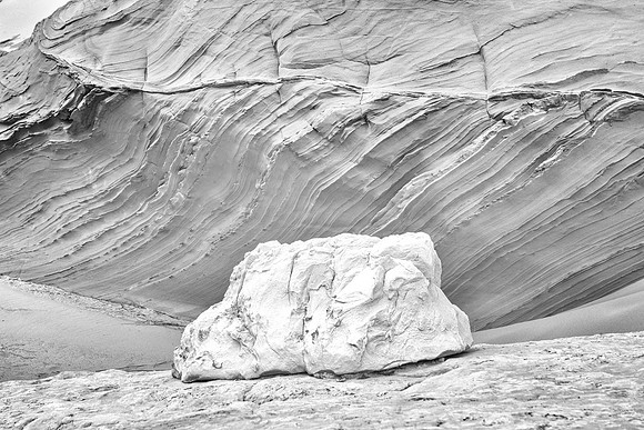 White Rock, The Wormhole, White Pocket, Vermilion Cliffs National Monument, AZ