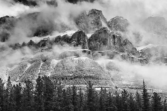 Castle Mountain, Banff National Park, Alberta, Canada