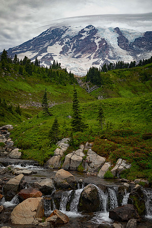 Upper Myrtle Falls, Mt. Rainier National Park, WA