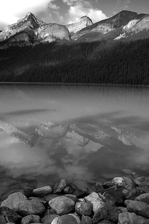 Stones, Lake Louise, Banff, Alberta, Canada