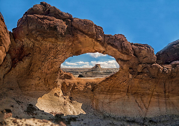 Dragon's Head Arch, Bisti/De-Na-Zin Wilderness, NM