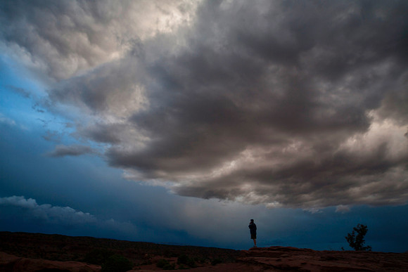 Beneath the Storm I, Capitol Reef National Park, UT (september 13, 2016, 8:25 pm)